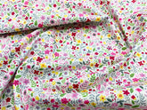 Rose & Hubble Spring Ditsy Floral Stoff 100 % Baumwolle Popeline Bastelstoff Material 110 cm breit Nähen, Schneidern, Quilten Baumwolle CP0872